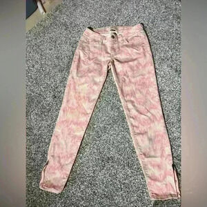 American Eagle Jegging Womens 2 Pink Low Rise Super Skinny Leg Stretch Adult